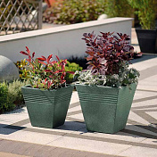 Кашпо Piazza Square Planter 1