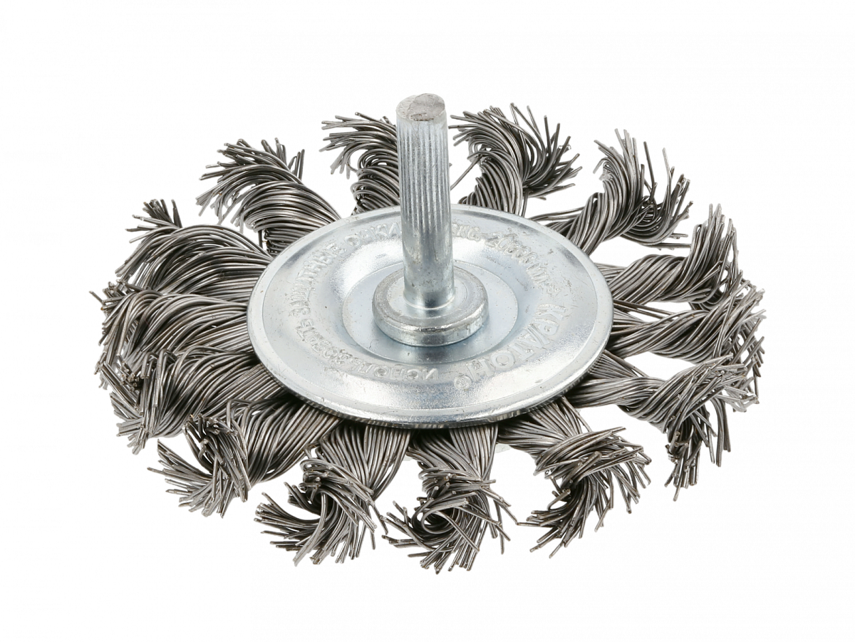 Дисковая щетка со стержнем