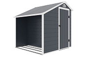 Сарай-дровница пластиковый Black Fox Modernist D 3,4м2 Black Fox  ZDI204192204