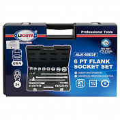 Набор торцевых головок 3/4" 6гр. 21пр., 19-50 мм Licota  ALK-6003F (ASK-10060) 2