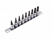 Набор торцевых насадок 3/8", TORX, Т10-Т50 мм, 9 предметов  King Tony  3109PR8