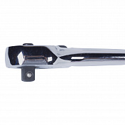 Трещотка 3/8", 200 мм, 32 зубца, флажковая с кнопкой  King Tony  3761-08F 3