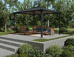 Беседка открытая Martinique 3600 Garden Gazebo Grey Bronze
