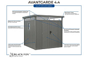 Сарай металлический Black Fox Avantgarde Black Fox  AnnaB 4