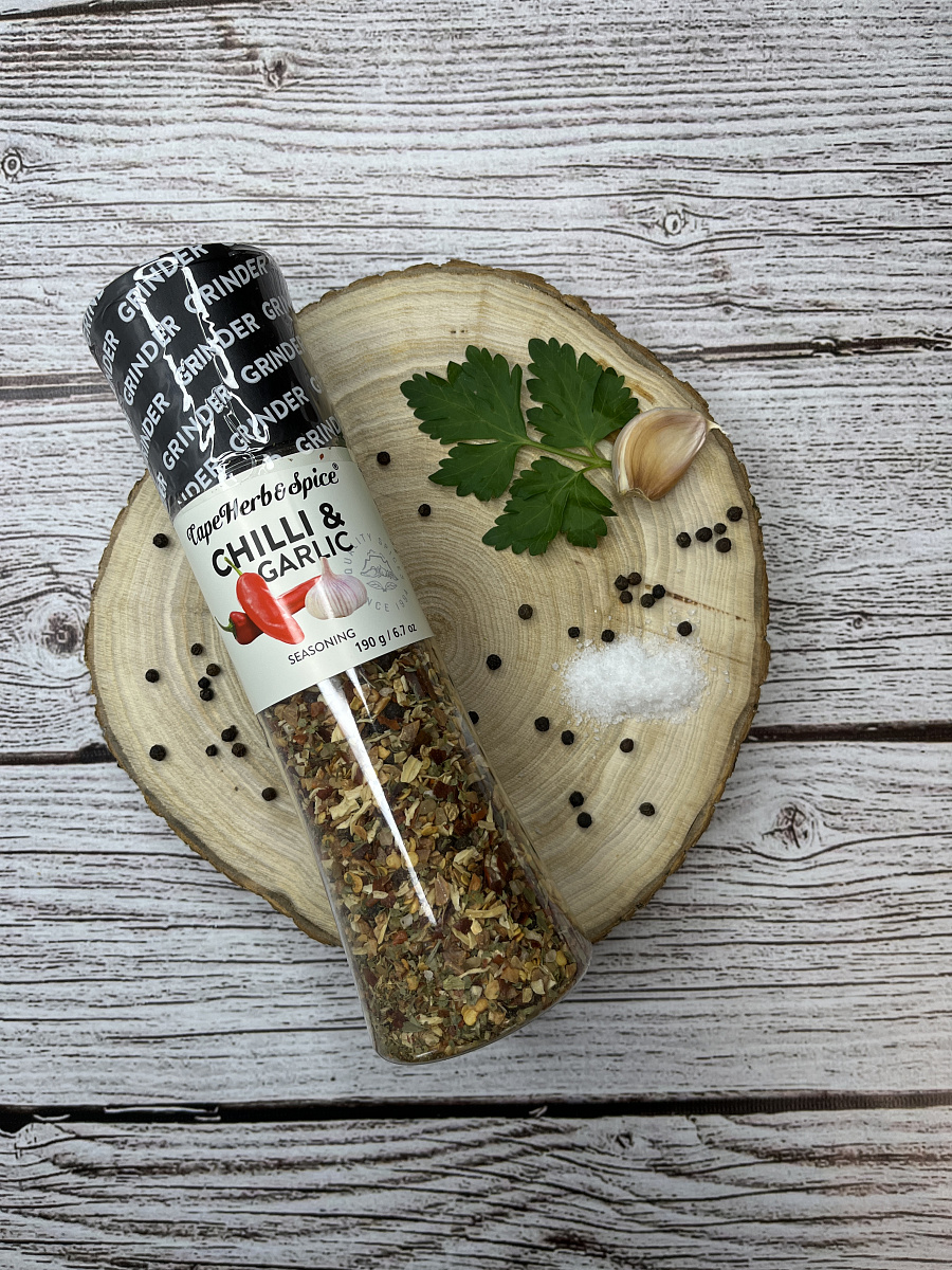 Чили и Чеснок 190г в мельнице 