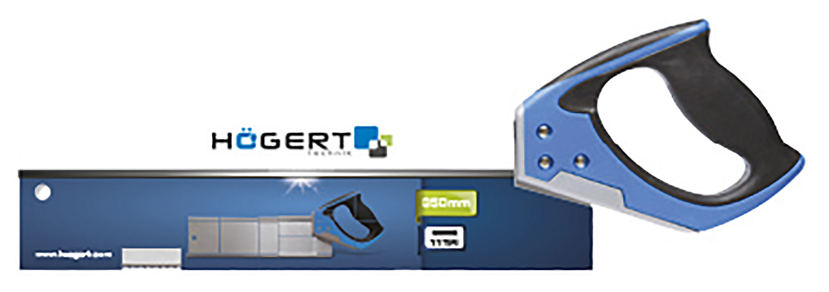 Ножовка обушковая 350 мм, 11 TPI, двухстороняя заточка