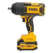  Гайковерт ударный аккумуляторный бесщет. CIWH-BL-20-1000, Li-Ion, 20 В Denzel  26528 1