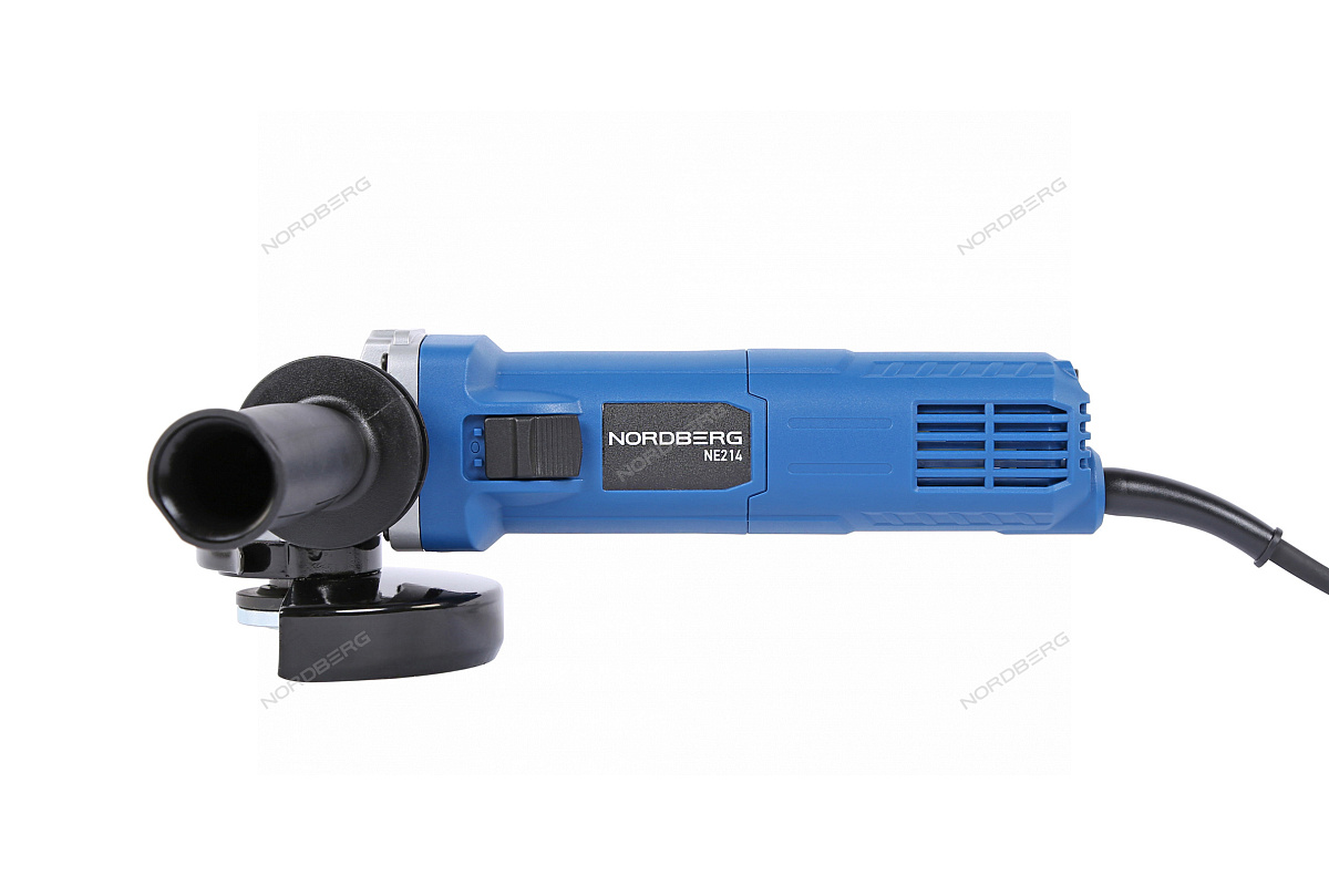 Угловая шлифмашина с регулировкой оборотов, 125 мм, 1400 Вт