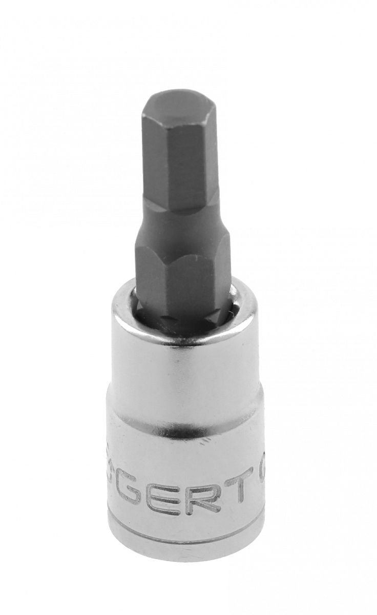 HOEGERT Бит сокета Hex 3 мм, 1/4"