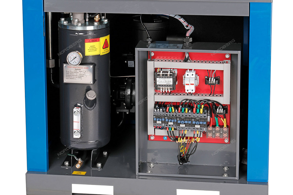 Компрессор винтовой, 11 кВт, 1550 л/мин, 10 бар, IP23, без ресивера