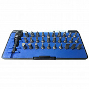 Набор вставок (бит) 1/4;, TORX, HEX, PZ, PH, SLOT, 31 предмет МАСТАК 058-00031C Мастак   058-00031C 1