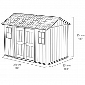 Сарай пластиковый Oakland 1175 SD Keter  230456 1