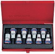 Набор торцевых насадок 1/2", TORX, Т20-Т60 мм, L = 60 мм, 9 предметов  King Tony  4109PR
