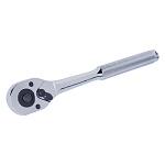 Трещотка 3/8", 200 мм, 32 зубца, флажковая с кнопкой 