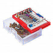 Набор вставок (бит) 1/4;, TORX, HEX, PZ, PH, SLOT, 19 предметов МАСТАК 058-10019C Мастак   058-10019C 4