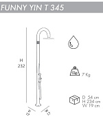 Душ уличный Funny Yin T 345 6