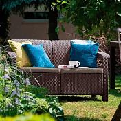 Двойной диван из пластика Corfu Love Seat 6
