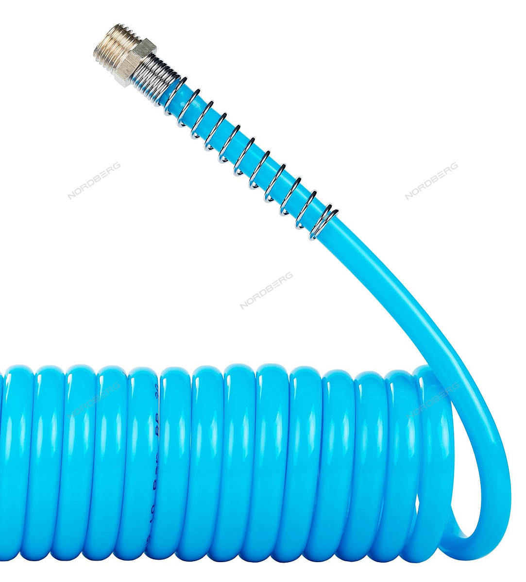 Шланг воздушный спиральный полиуретановый Ø6х8мм, 12 м