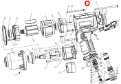 Корпус писталета № 22 к гайковерту HL-RP9510 HELAS  HL-RP9510-22 1