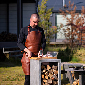Фартук кожаный Conkretika  leather apron 
