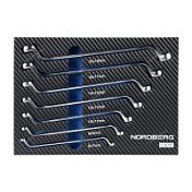 Набор ключей накидных в ложементе для тележки, 7 шт Nordberg  10407T