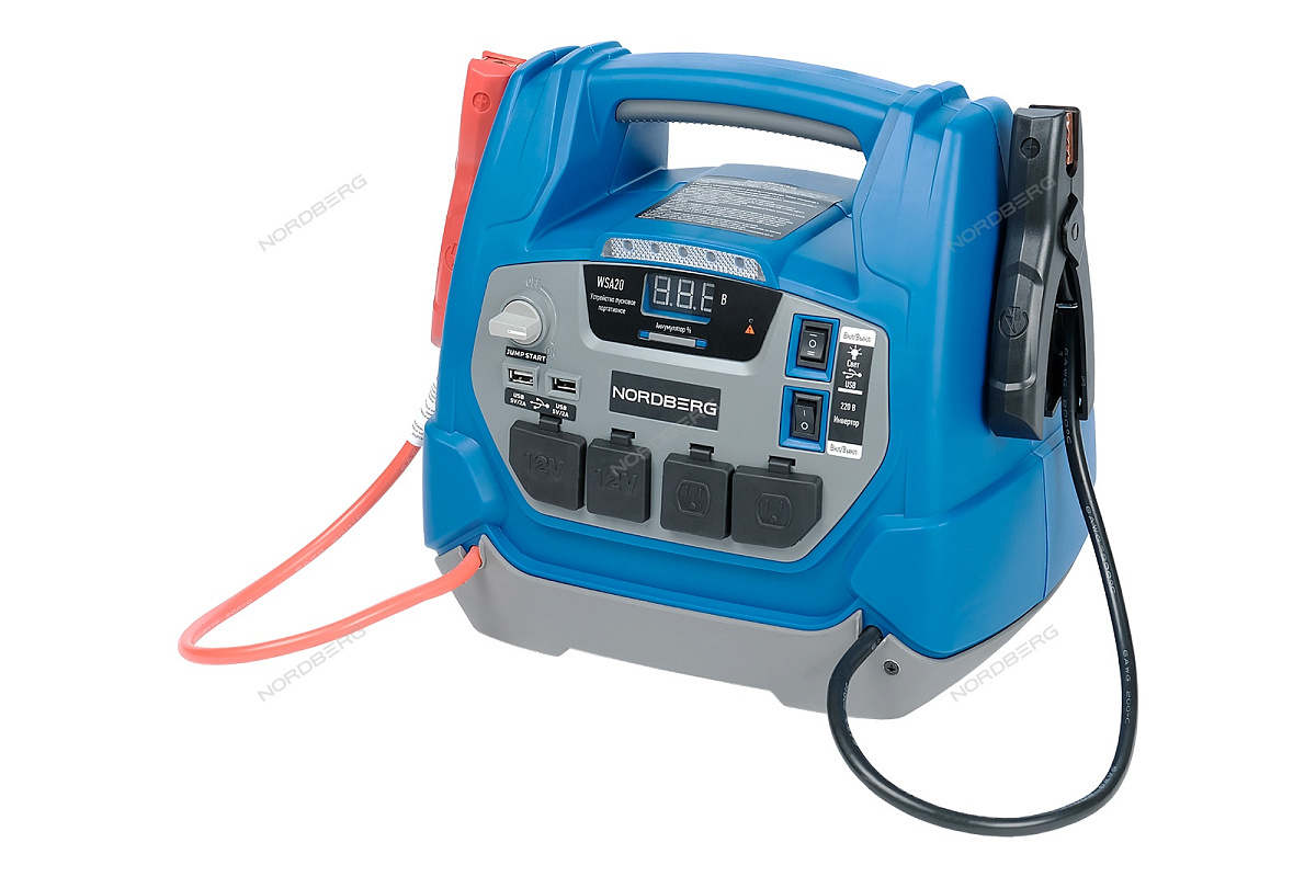 Устройство пусковое портативное 5/12V, емкость 18Ач