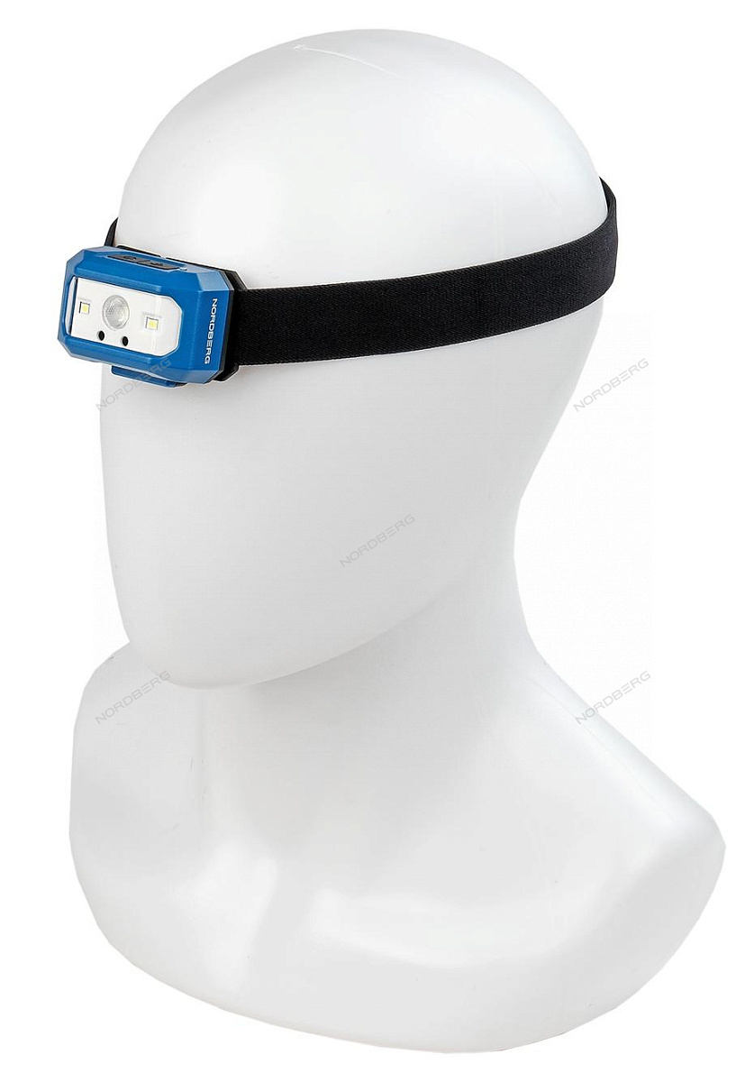 Фонарь светодиодный налобный, аккумуляторный, 3,7 В