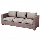 Диван трёхместный из пластика Salta 3 Seater Sofa