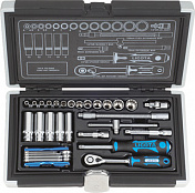 Набор торцевых головок 1/4" 32пр. spline Licota  ALK-0004P