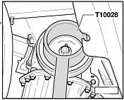 Приспособление для фиксации шкива коленвала VAG T10028 Licota  ATA-0399 4