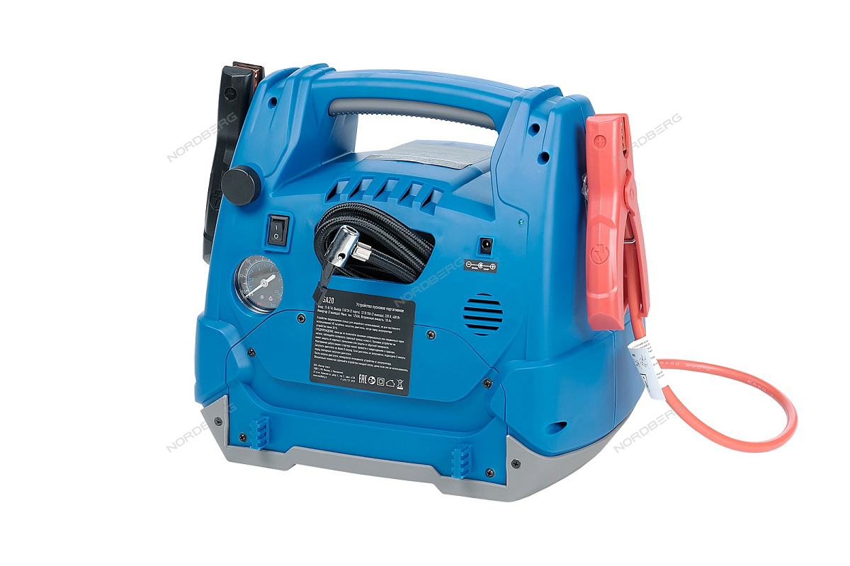 Устройство пусковое портативное 5/12V, емкость 18Ач