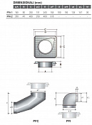 Aerservice PFA1/100 Лючок для шланга 100 мм.   PFA1/100 1