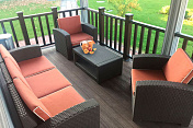 Комплект мебели Rattan Premium 5, венге 1
