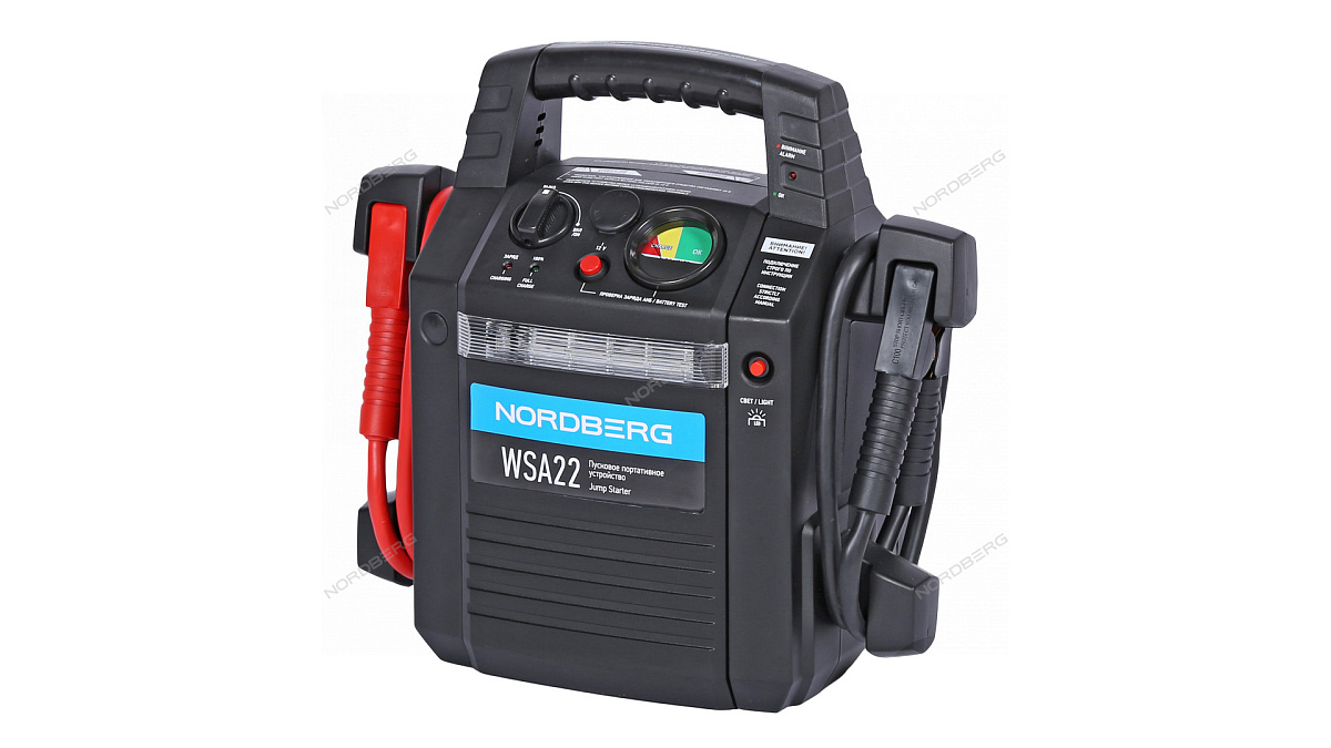 Пусковое портативное устройство 12 В, 22 А·ч