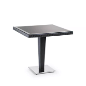 Стол Antares 80×80 со стеклянным верхом (Anthracite)