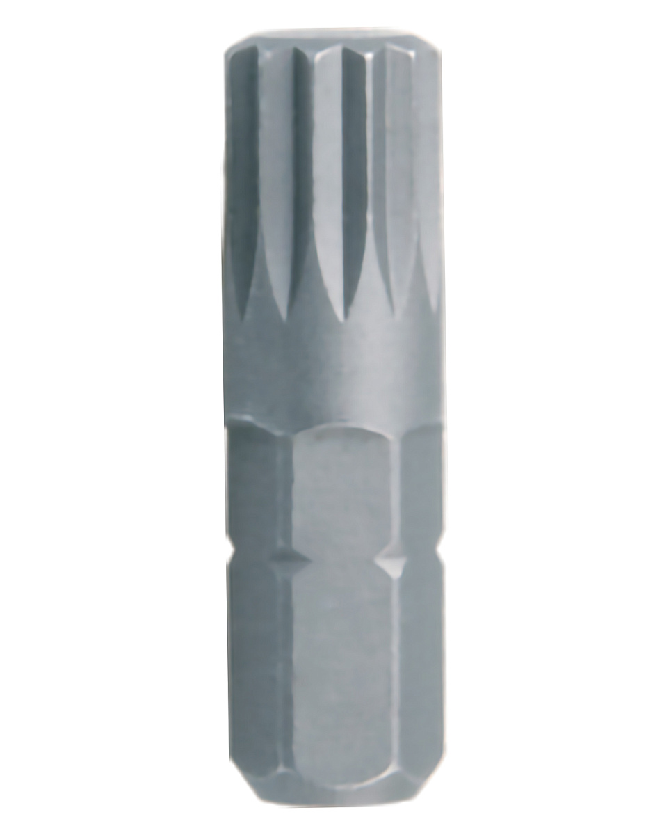 Вставка (бита) торцевая 1/4;, SPLINE, М10, L = 25 мм KING TONY 102510M