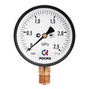 Манометр 63 мм, подключение снизу РОСМА  ТМ-310Р.00(0-0.4МРа)