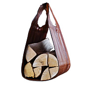 Дровница кожаная с подставкой Conkretika  leather woodcutter  5