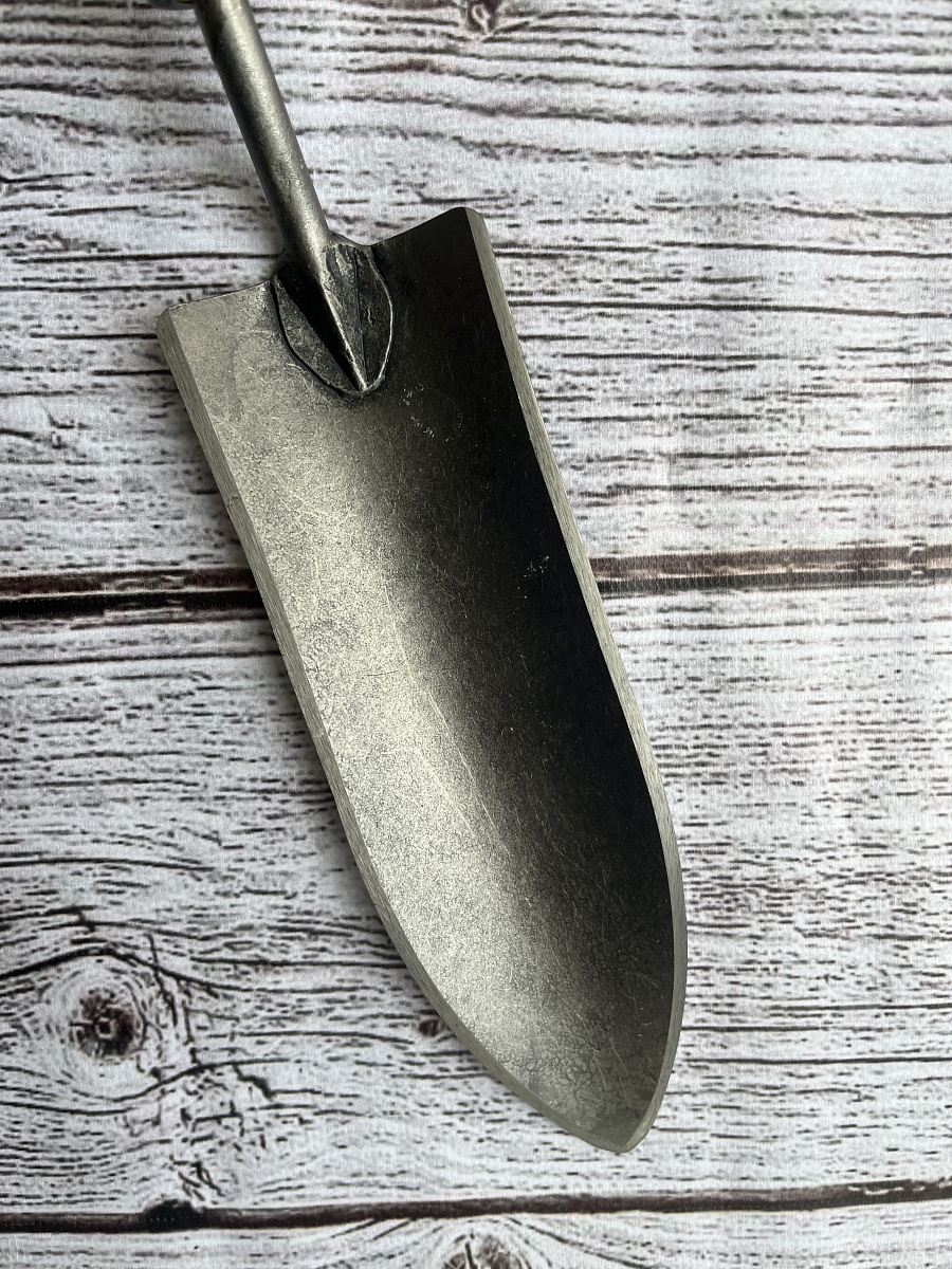 Совок садовый, пересадочный с кованым стальным узким полотном