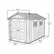Сарай пластиковый Oakland 7511 Keter  230391 1