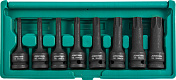 Набор ударных головок Torx 1/2DR", Т30 - T80, 78 мм, 8 предметов Jonnesway  S06A408S
