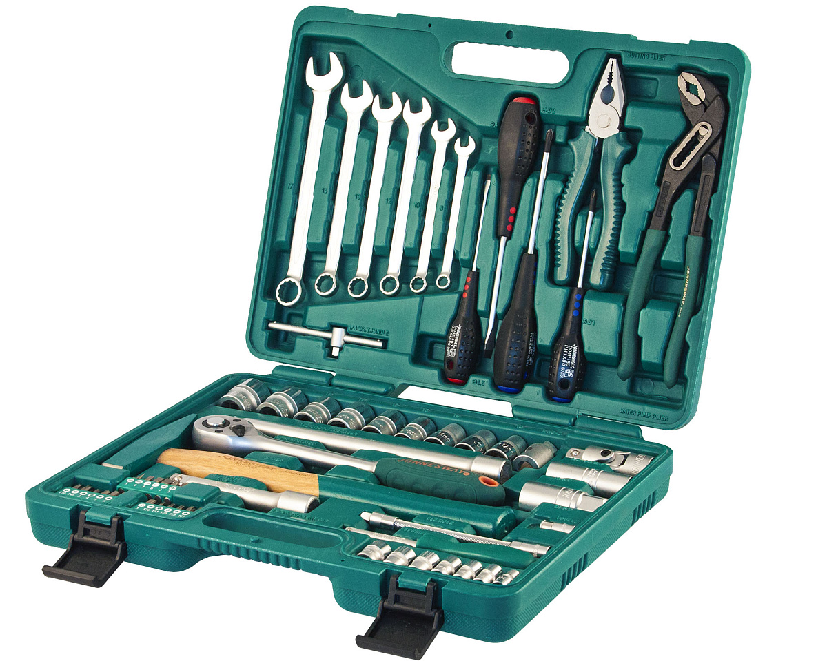 Набор инструмента универсальный 1/4", 1/2"DR, 60 предметов