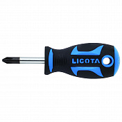 Отвертка профессиональная короткая PH2, 38 мм Licota  ASD-520382  1