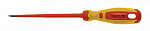 HOEGERT Отвёртка изолированная с прямым шлицем SL4, 100 мм, 1000 V, сталь CrMo