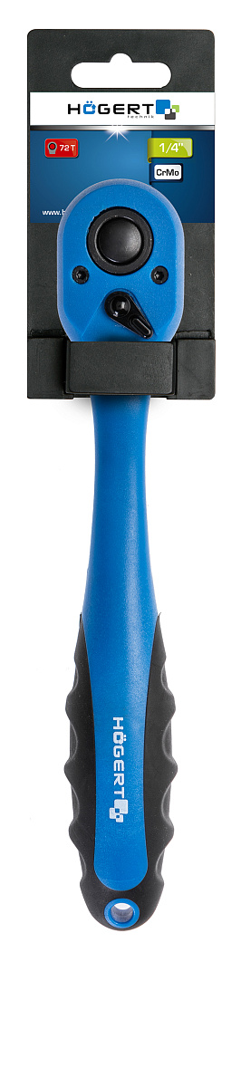 Трещотка 1/4", композитная, 72 зубца