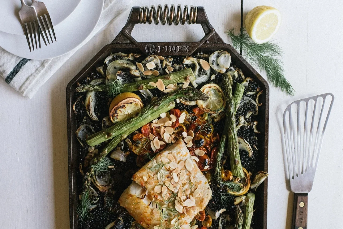 Противень чугунный с двумя ручками Grill Pan D=44