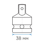 Переходник ударный 3/4">1/2", с шариковым фиксатором 