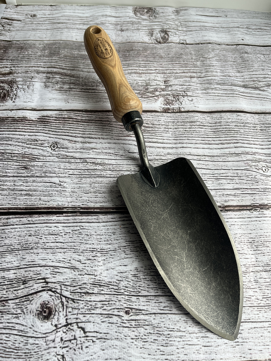 Совок садовый, посадочный, с кованым полотном