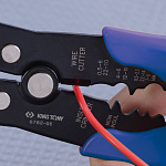 Стриппер для зачистки, резки проводов и обжима изолированных клемм 