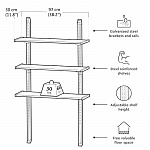 Комплект стеллажей SHELVING KIT 100